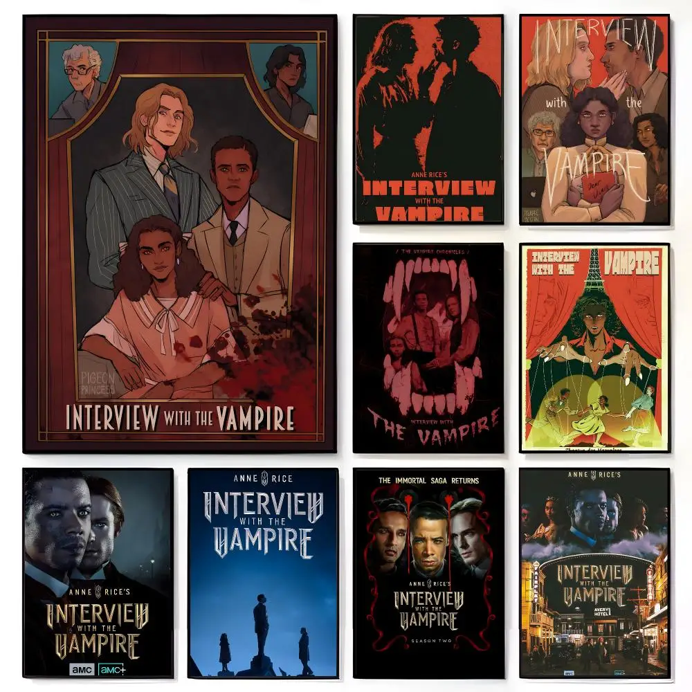gothic movie I-Interview with the Vampire Poster American Film Mural Home Childrens Room Wall Decor Print