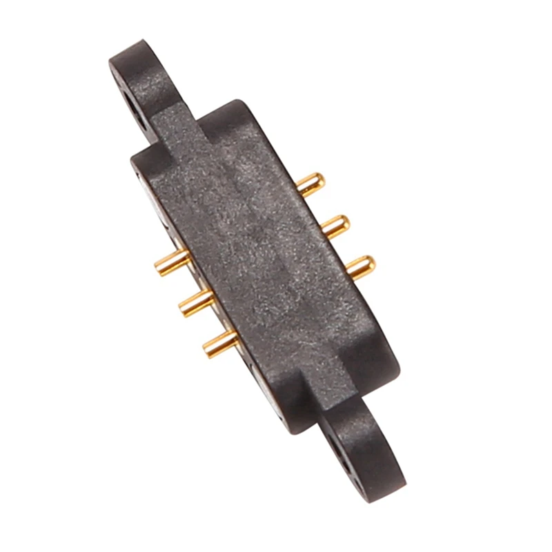 20Pairs 3Pin Spring Loaded Magnetic Pogo Pin Connector 3 Positions Magnets Pitch 2.3MM Through Holes Male Female Probe