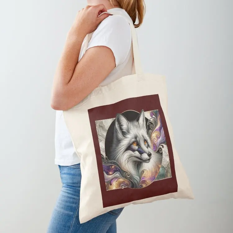 

Dream of the Silver Fox Tote Bag Canvas shoulder bag Women's shopping bag Fabric handbag