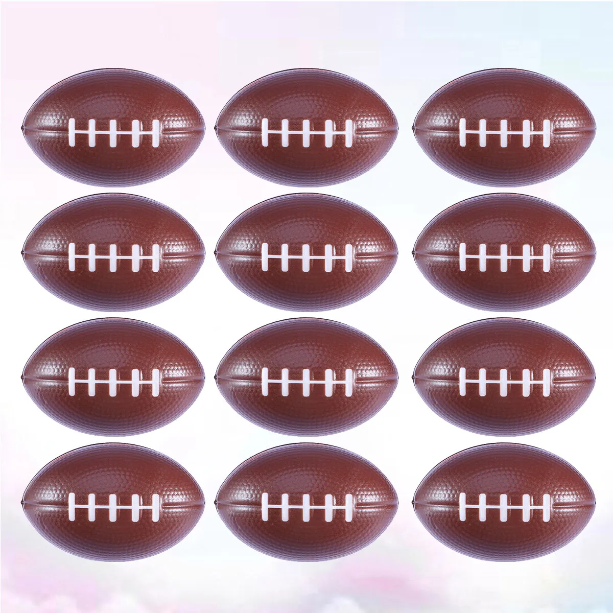 

12 PCS Football Accessories Relief Sports Balls Pressure Toys Small Footballs for Party Favor Kids