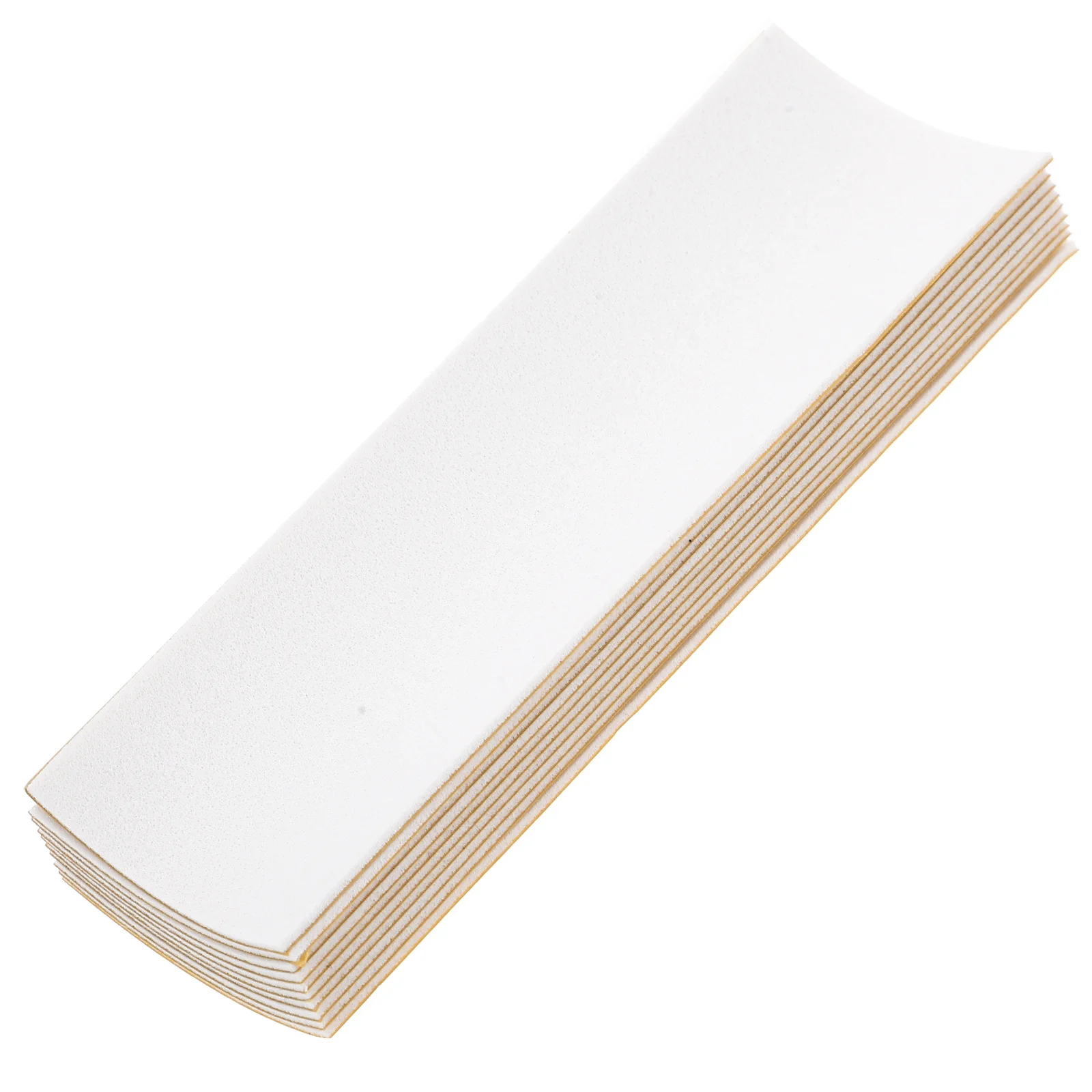 10 Stück Griffbrett-Griffband, rutschfeste Schaumstoff-Aufkleber für Mini-Skateboards, langlebiges, selbstklebendes, dämpfendes Griffbrett-Griffband