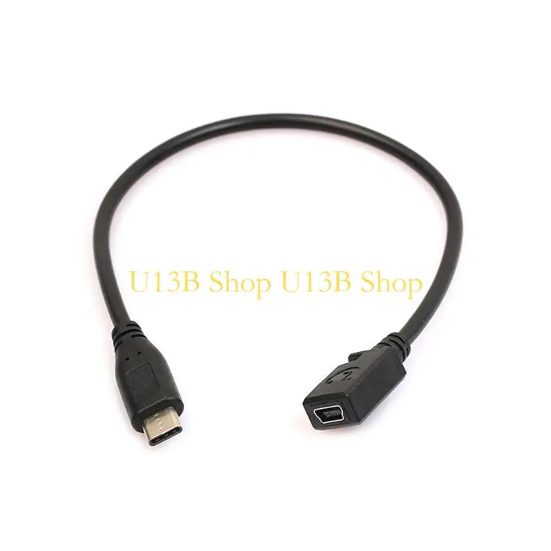 U13B Type C USB 3.1 Male to Mini USB Female Charging Data Cable for Nexus 6P