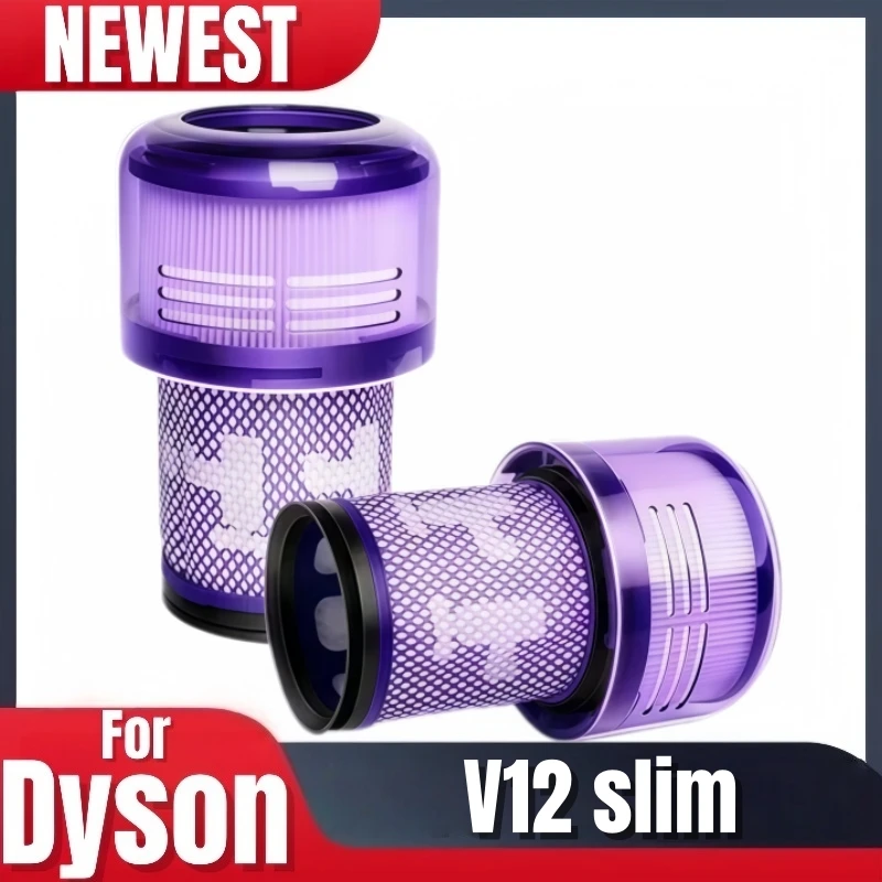 

Сменные фильтры V12 Slim для пылесосов Dyson V12 Detect Slim, Detect Slim Animal, аналог детали 971517-01, HEPA-фильтр.