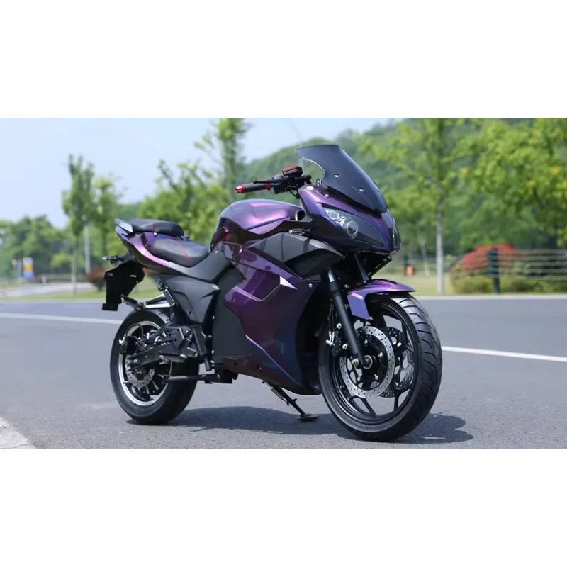 Powerful 2026 New Electric Racing Motorcycle 200kg Max Load 80-140km/h Speed 72V Lithium Battery Stable Driving Performance