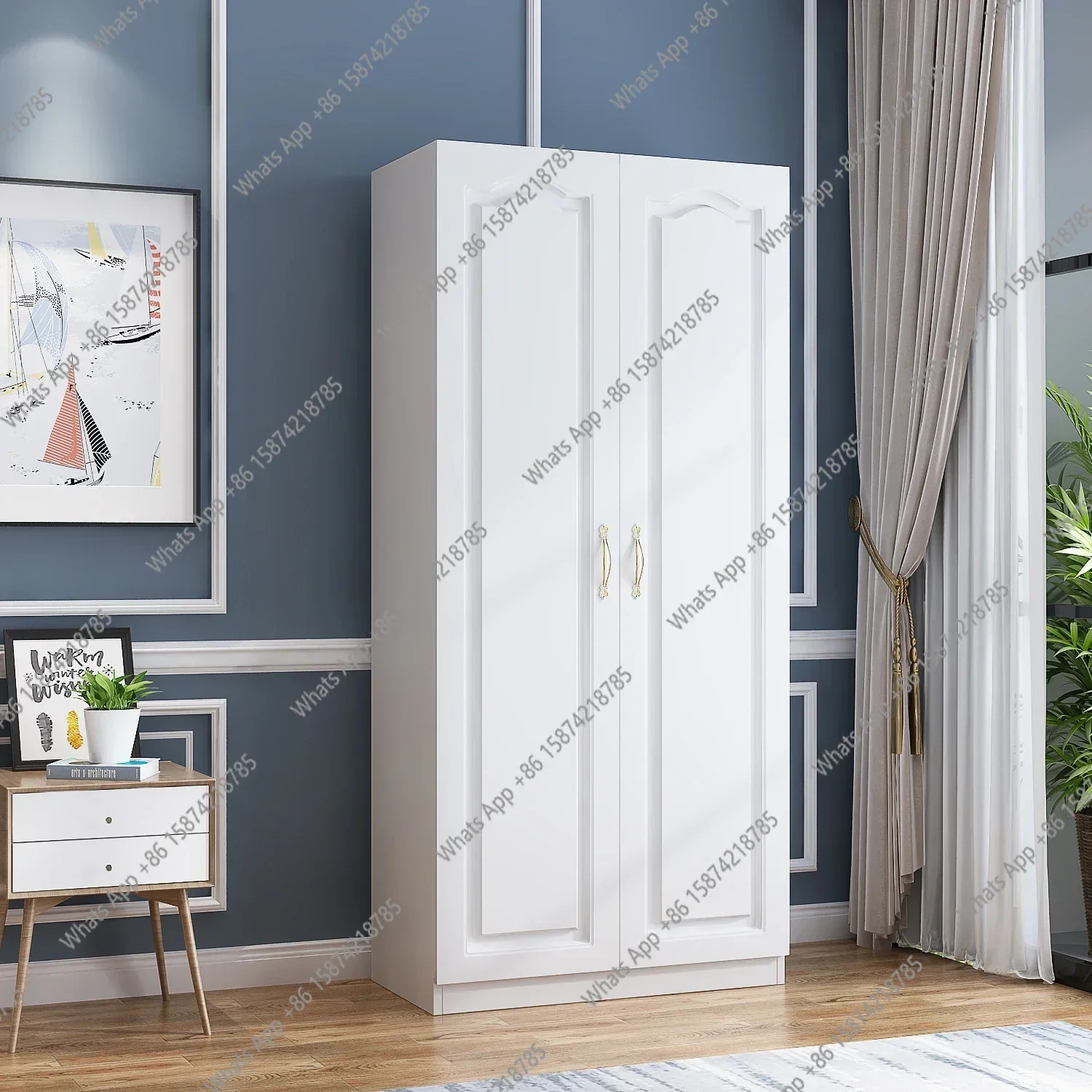 YX Clothes Baby Wardrobe Minimalist Modern Makeup Exterior Small Wardrobe Cheap Wearable Doll Shelf Wooden Armario Home Furnitur
