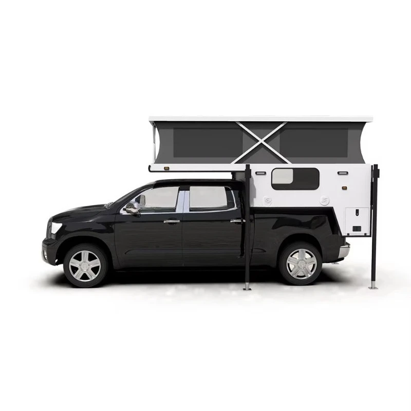 Customized Slide-In Pickup Truck Camper Off-Road Truck Bed Campervan for Outdoor Travel & Camping