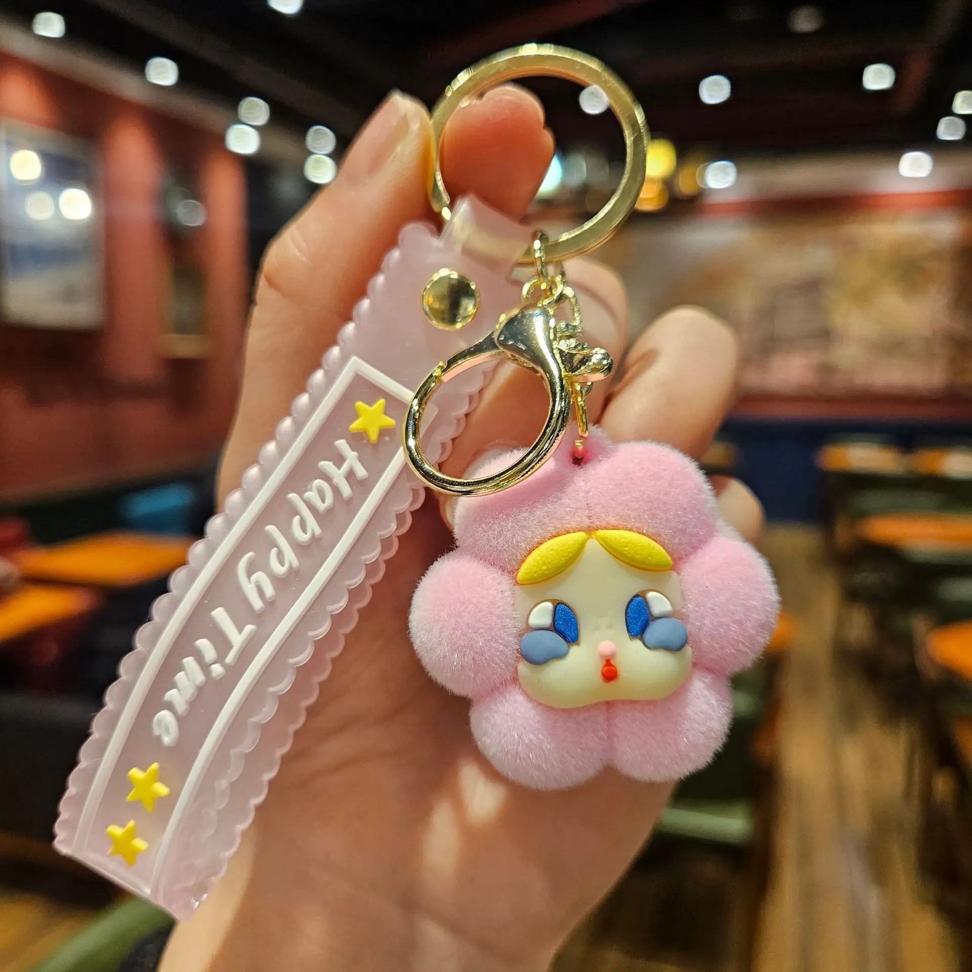 

New Cartoon Creative Keychain PVC Three-dimensional Doll Schoolbag Decor Car Key Chain Women and Men Gifts