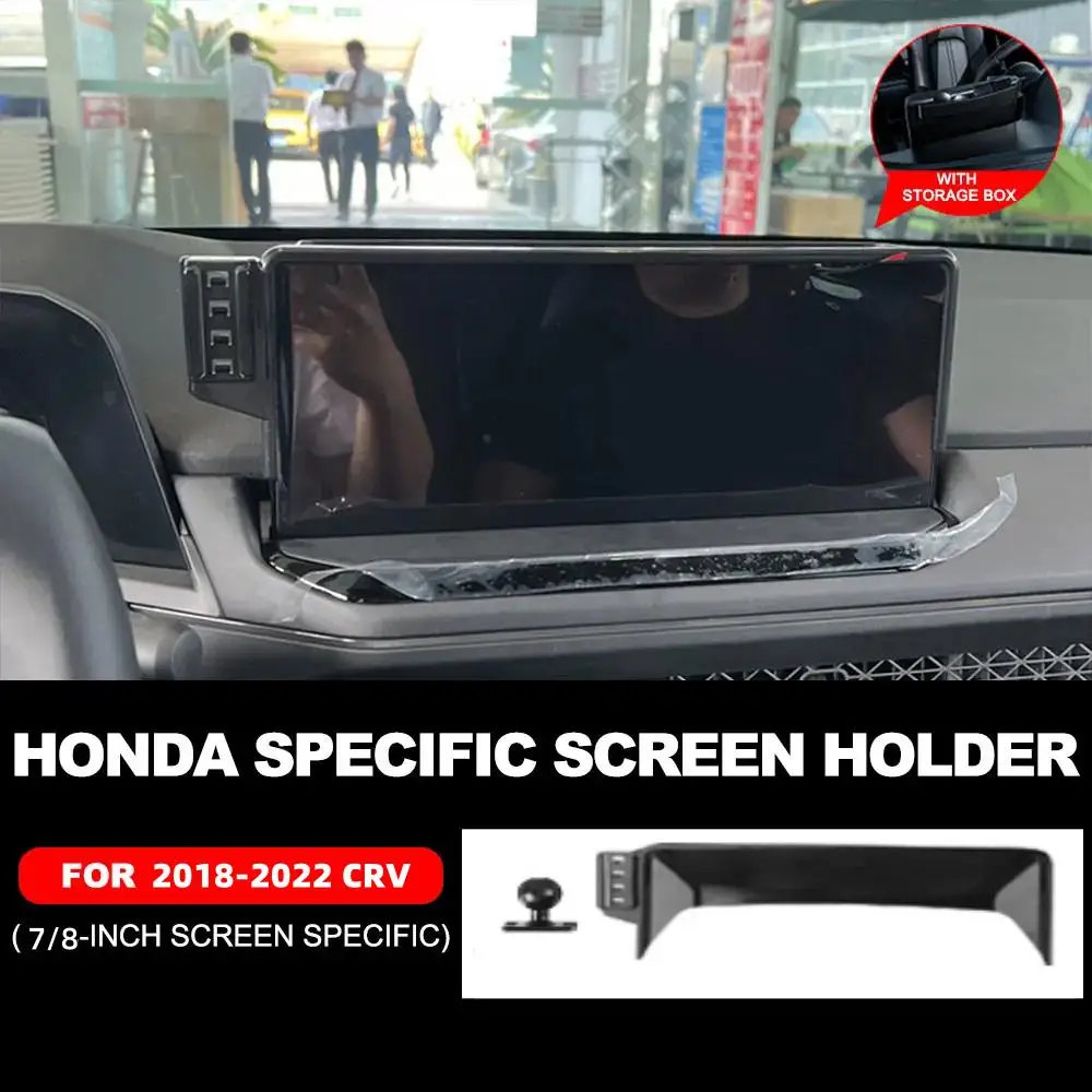 For Honda Breeze CRV 2018-2022 7/8 Inch Car Screen Phone Holder Wireless Charger Navigation Modification Interior