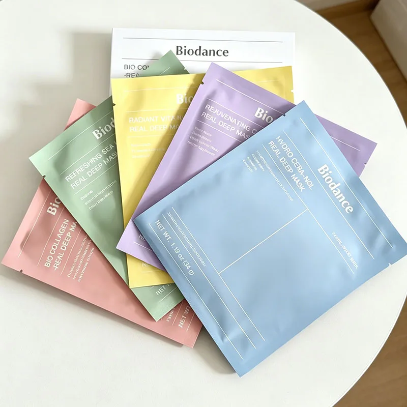 Masque facial au collagène Biodance, resserre les pores, hydrate en profondeur, masque hydratant, rafraîchissant, éclaircissant, resserre le visage, soin de la peau