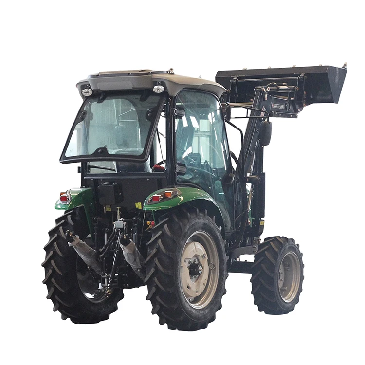 High Quality Four Wheel 4x4 Wheel Compact Mini Tractor 70HP Diesel Farm Garden Mini Tractors with Optional Attachments