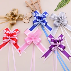 10PCS Double Color Pull Bows Ribbon DIY Gift Packaging Christmas Valentine Day Birthday Gift Packaging Wedding Party Decoration