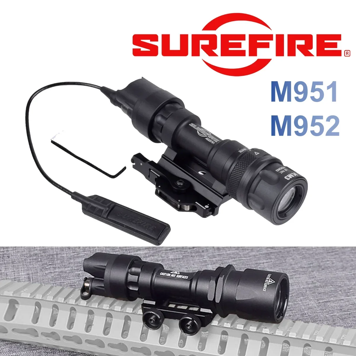 Tactical Surefir M951 M952 M952V IR Scout WeaponLight LED