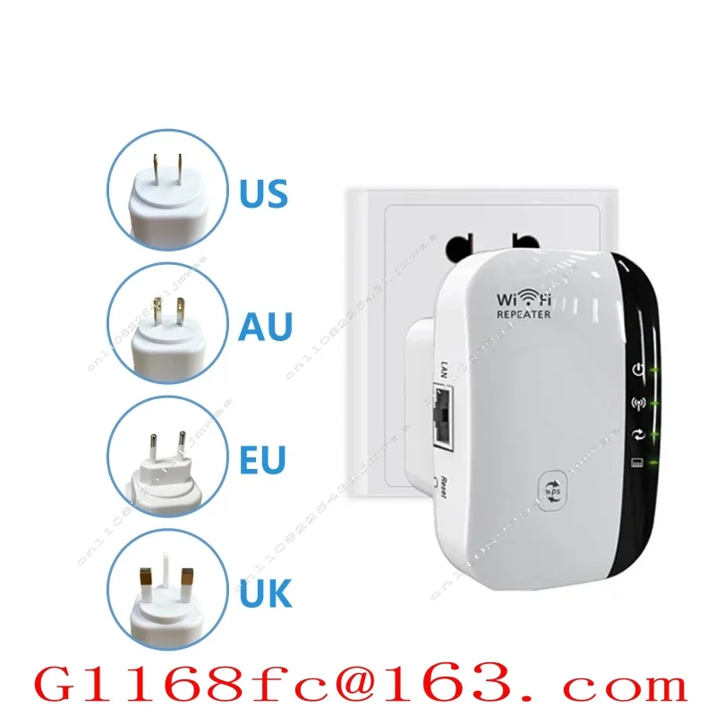 WiFi Range Expander 300Mbps WiFi Repeater 802.11n Signal Wifi Boost Amplifier