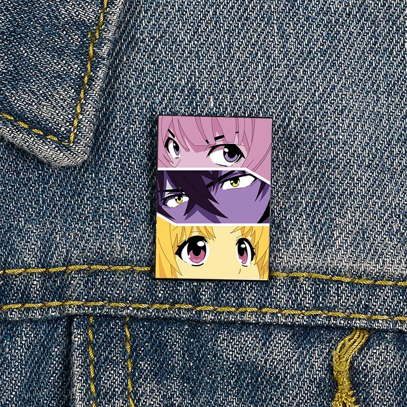 Broche d'oeil de dessin animé de personnage d'anime japonais populaire