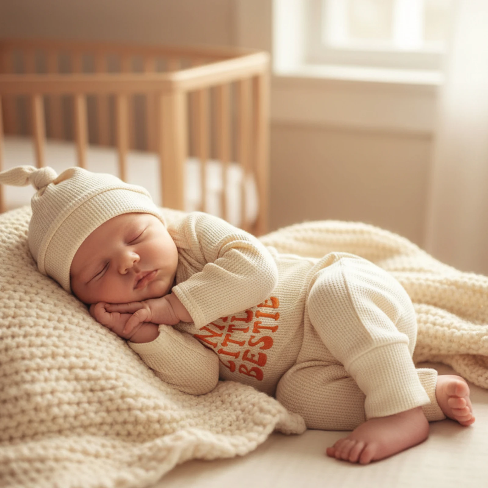 

Осенняя одежда из 2 предметов для малышей, комбинезон с длинными рукавами и вышивкой букв и шляпой, комплект одежды для новорожденных