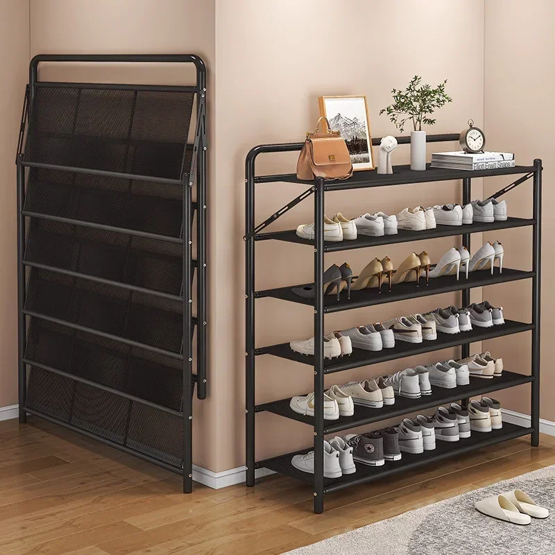 

Multi-layer folding shoe rack installation-free shoe rack household storage shoe cabinet new shoe storage artifact