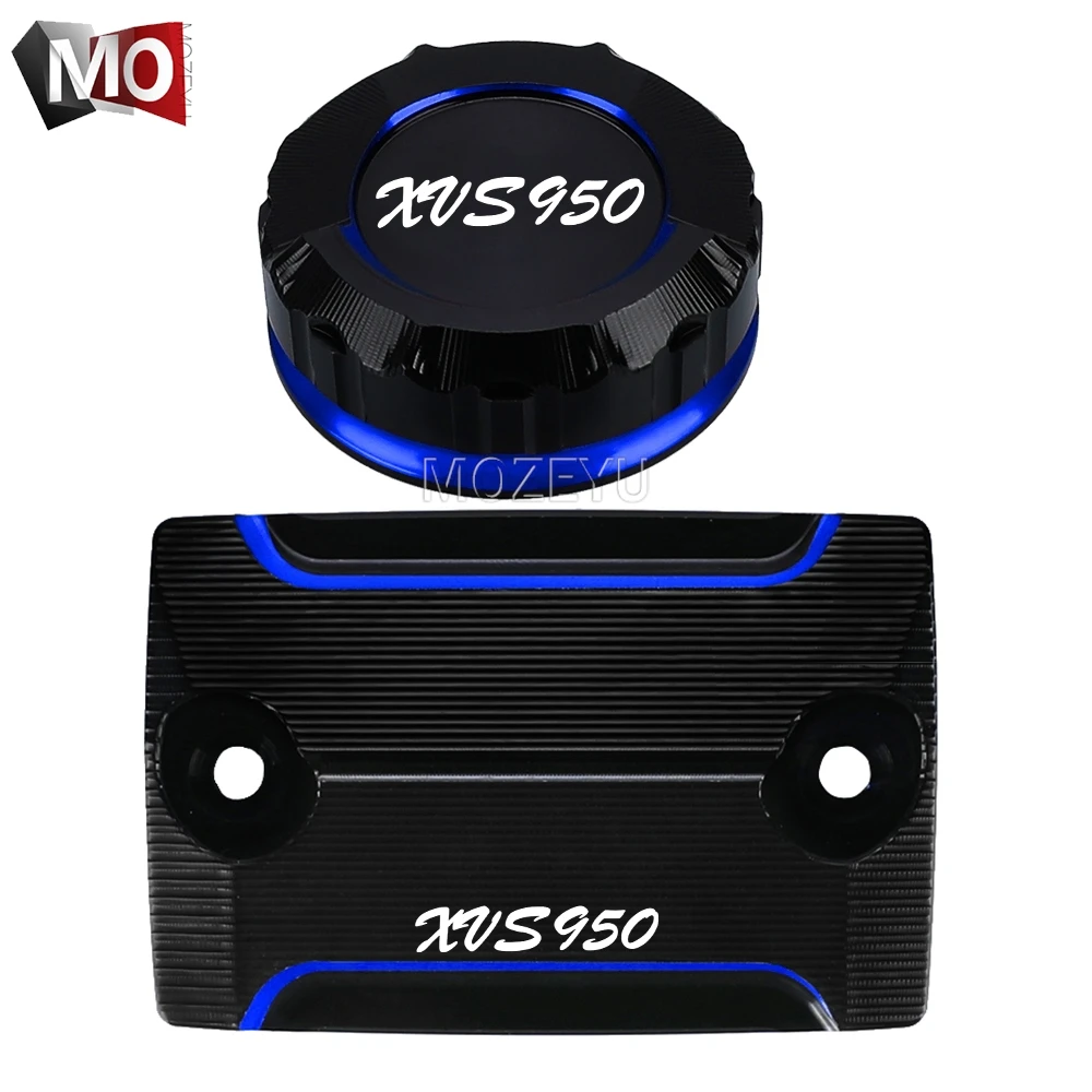 

For YAMAHA XVS950 XVS 950 2015 2016 2017 Motorcycle CNC Front Rear Brake Fluid Reservoir Cap Cylinder Cover Guard oil filler cap