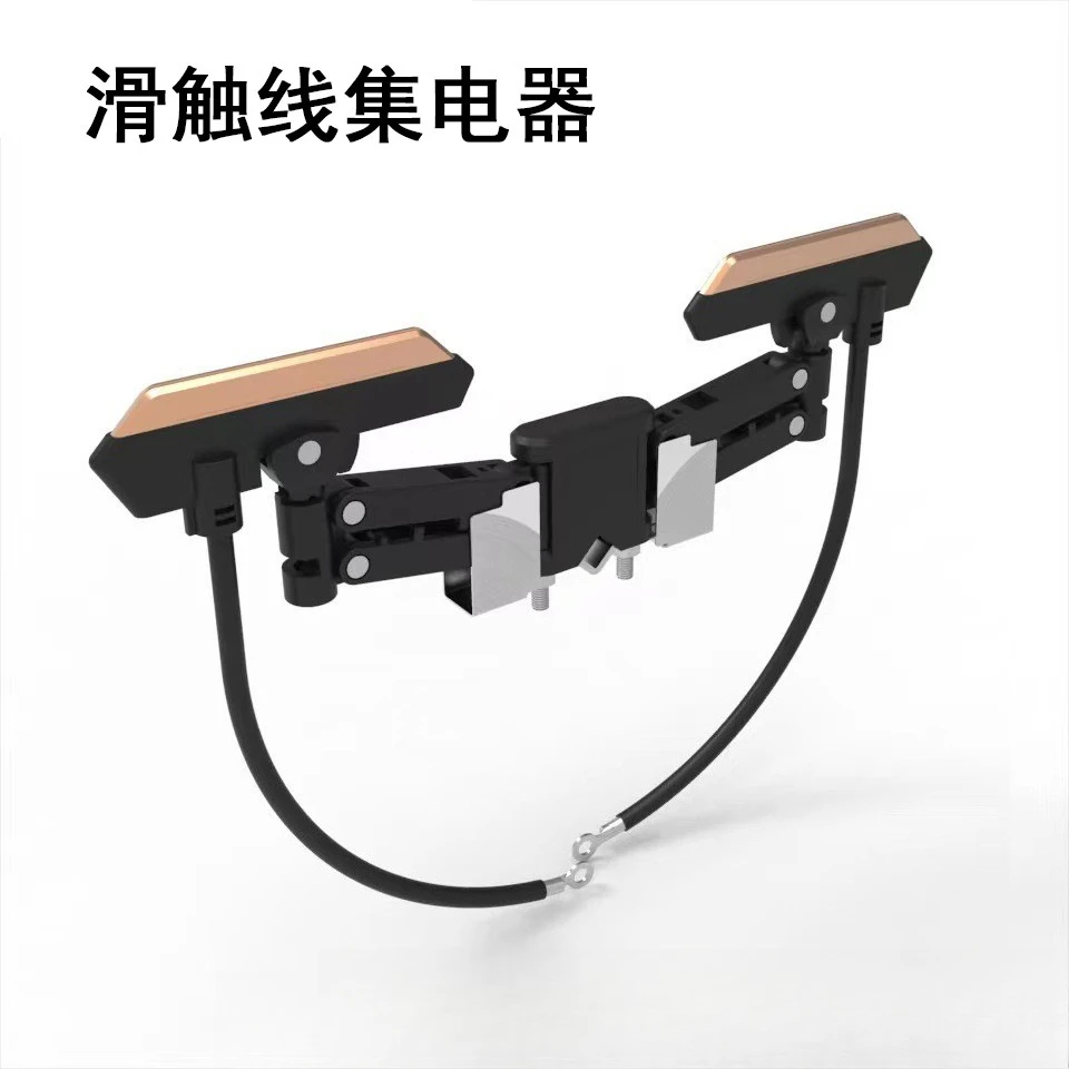 Double-head carbon brush arm brush, special for  warehouse sorting line,