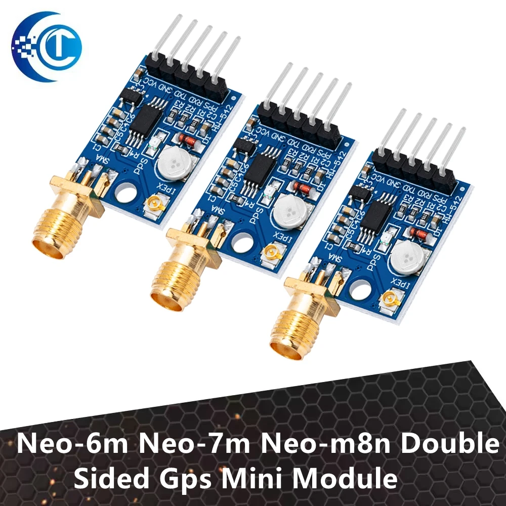 Neo-6m Neo-7m Double Sided Gps Mini Module Neo-m8n Satellite Positioning Microcontroller Scm Mcu Development Board For Arduino