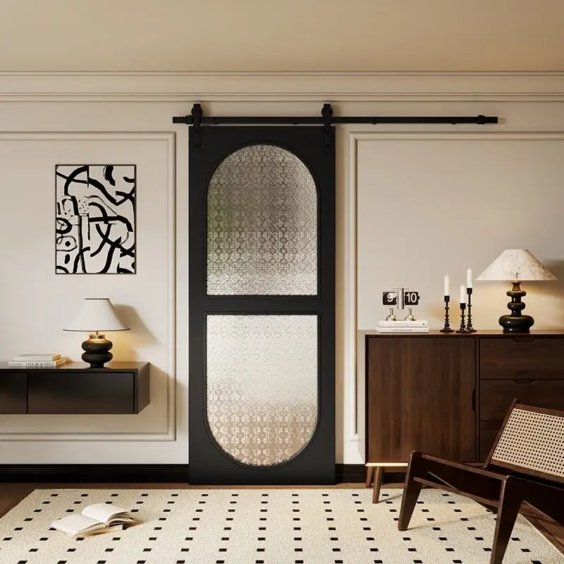 TLF Reserve  French-Style Hot-Selling  Wooden Doors with Overhead Track For Apartments, Bedrooms, Kitchens, & Bathrooms