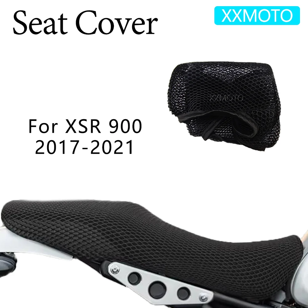 For YAMAHA XSR900 XSR 900 2017-2020 2021 Motorcycle Seat Cover Heat Insulation 3D Mesh Breathable Non-Slip Protection Cushion