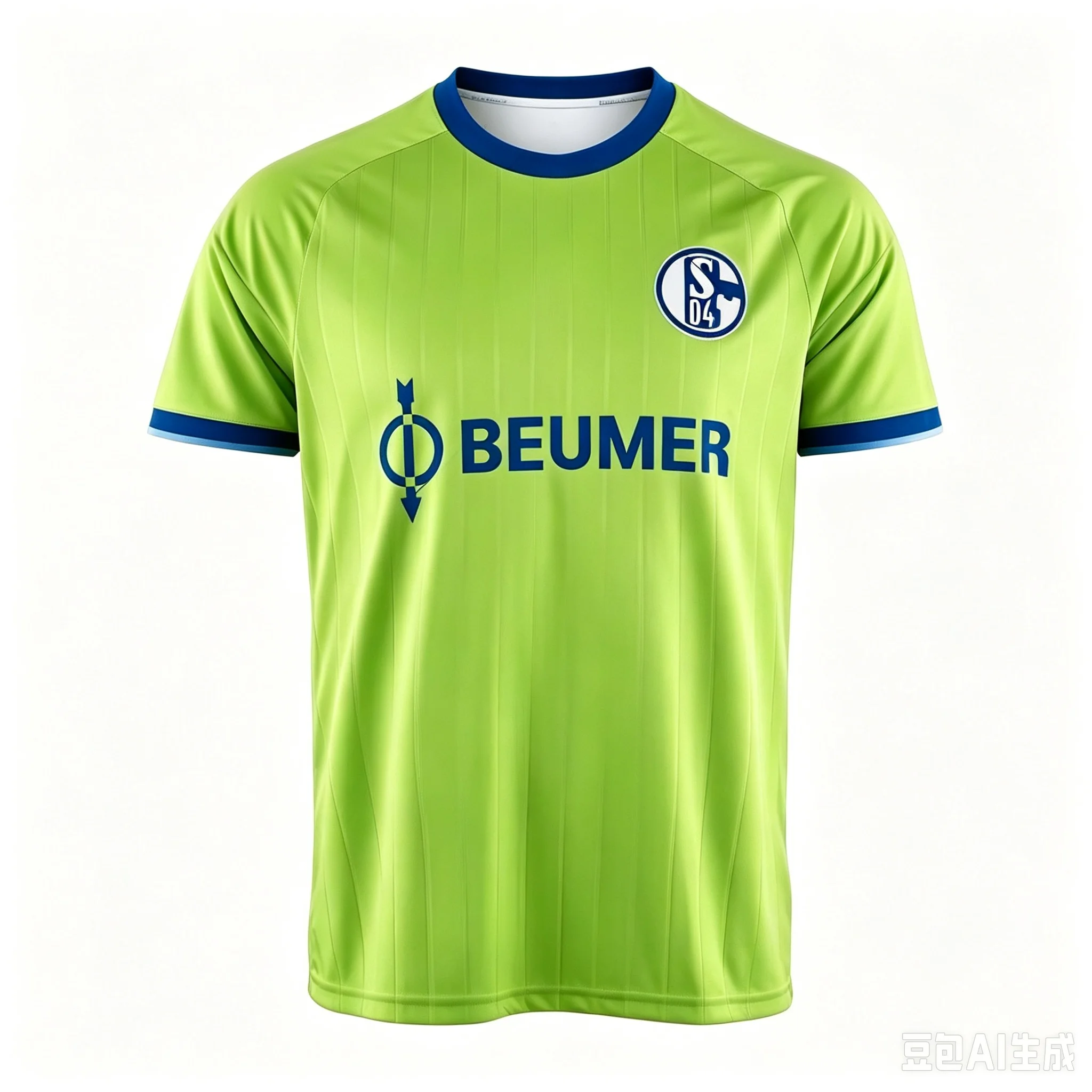 2026-27 Schalke 04 Heim- und Auswärtstrikot mit 3D-Digitaldruck, bequemes und atmungsaktives Sport-Freizeit-Oberteil, Familien-Set – Detail 6