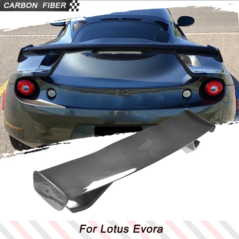 Alerón trasero para maletero de coche de fibra de carbono, alerón trasero para LOTUS Evora Base S Coupe de 2 puertas 2010-2016, alerón trasero de carreras, ala personalizada