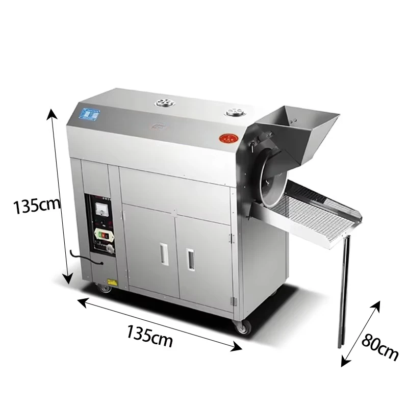 Custom Electric Rotary Square Baking Machine Constant Temperature Roaster for Seeds Spices Bulk Buying Means Lower Cost