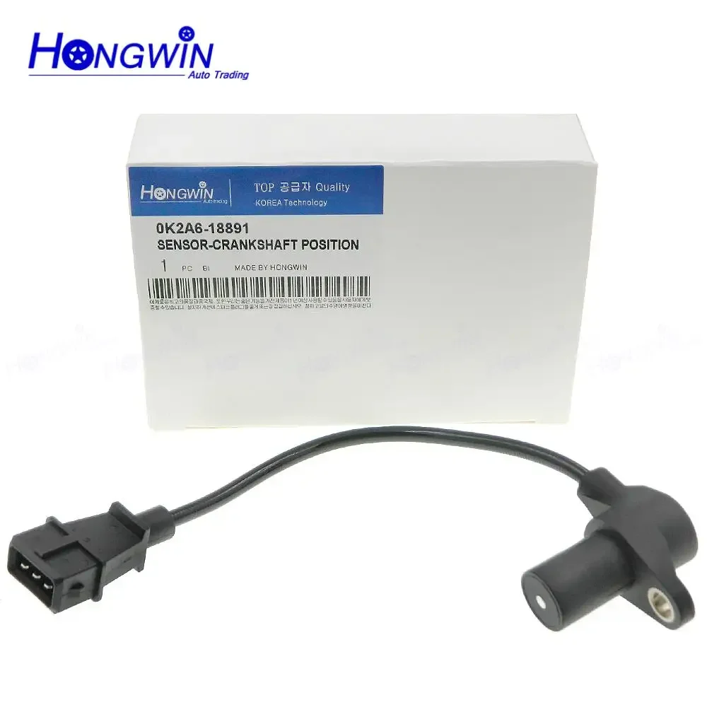 

Датчик положения коленчатого вала двигателя подходит для KIA Carens Rondo Carnival Sedona 1998-2005 0K2A6-18891 0K2A 618891 0K2A6 18891