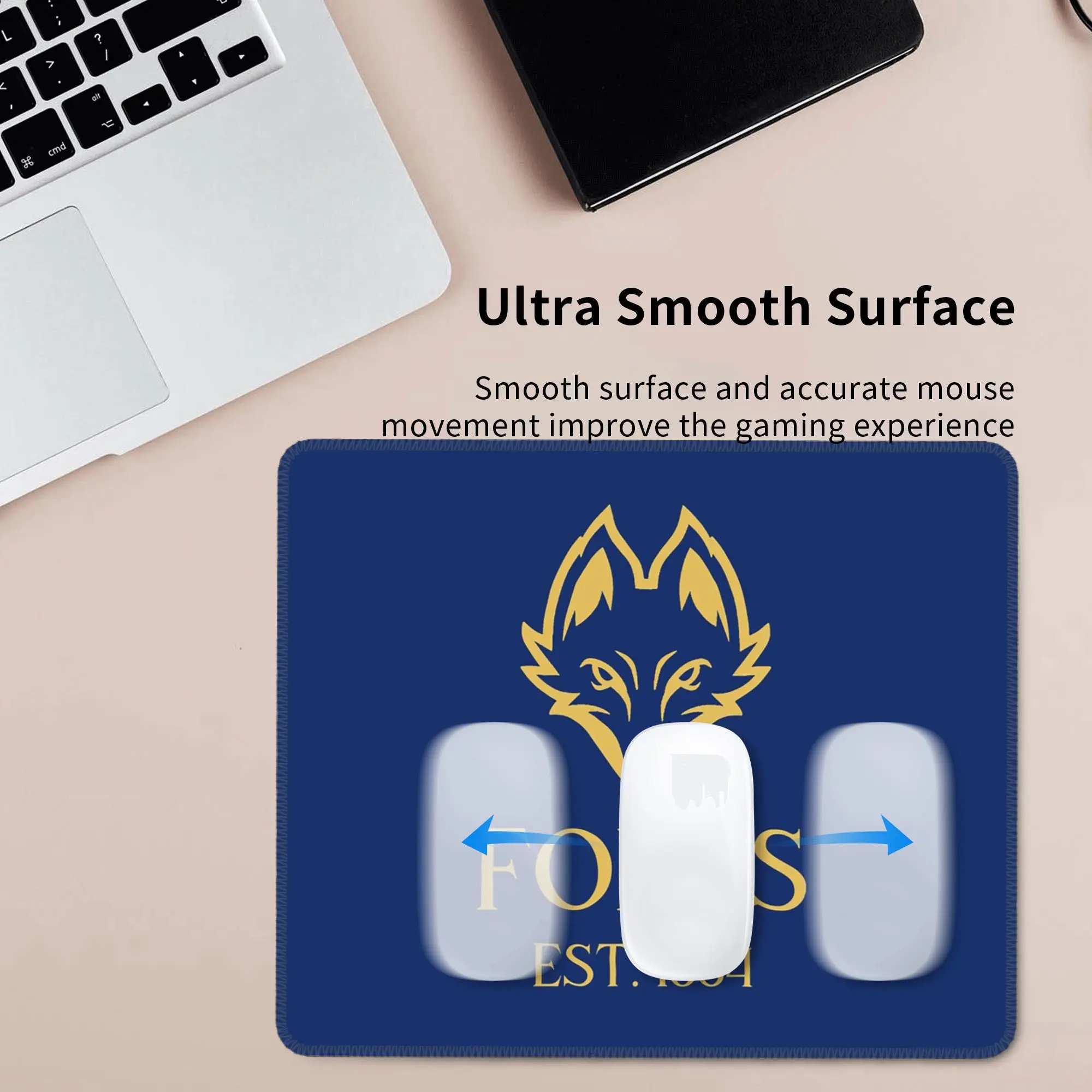 Foxes الذهب ماوس الوسادة الكمبيوتر لوحة المفاتيح الماوس حصيرة ألعاب الكمبيوتر المحمول حصيرة مكتب الملحقات الجدول الحصير