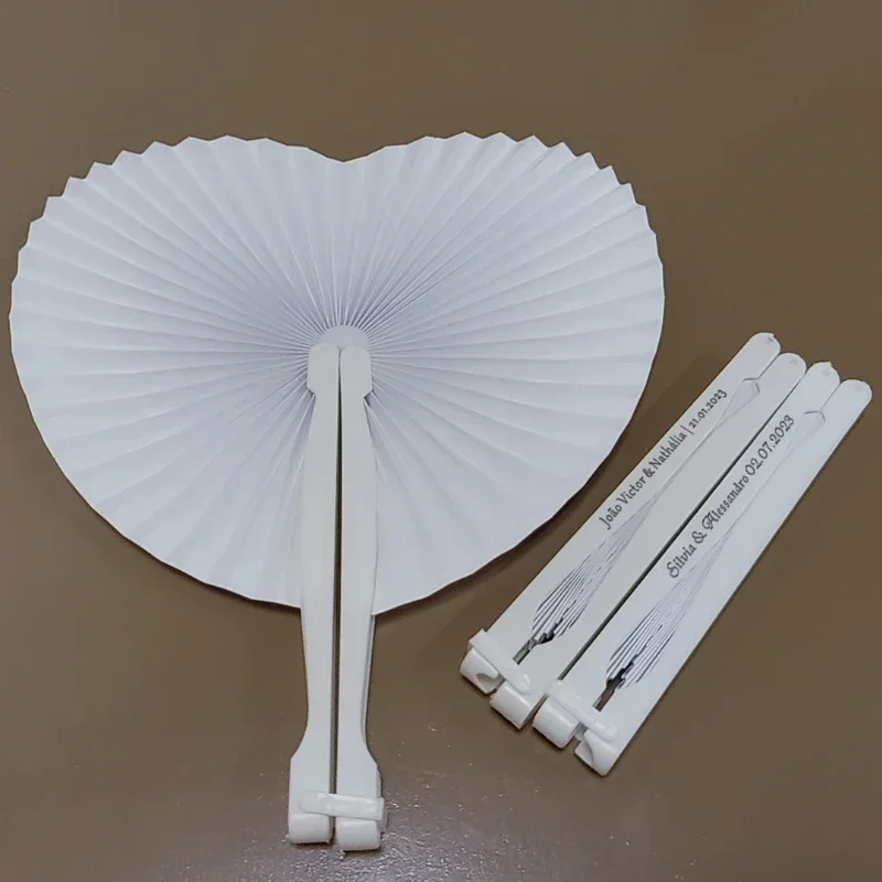 

50—30 Wedding Party White Fan Guest Gifts Birthday Wedding Baptism Small Gifts for Guests