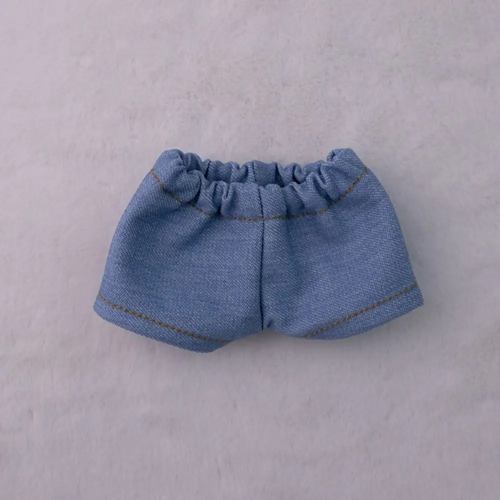 15 cm Puppenhose, süße 17 cm Labubu-Jeans, Plüschpuppenkleidung, Outfit-Zubehör für Kawaii Labubu Idol Puppen, Kleidung, DIY-Geschenk