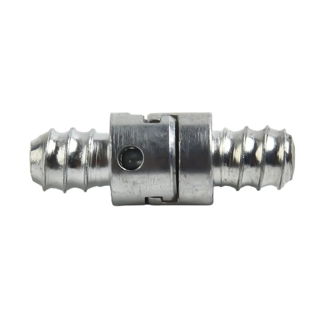 Druable Practical High Quality Material Join Connector Male Female For Electric Drill Dredge Galvanized Set Silver 5
