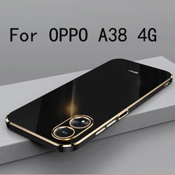 For OPPO A38 4G Case Soft TPU Case For OPPO A38 4G High Quality Anti-fingerprint Camera Protection Cover