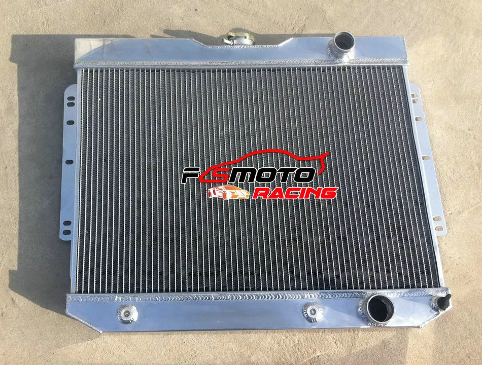 For Chevy BEL AIR/Biscayne/Chevelle/Impala 1960-1965 1961 1962 1963 1964 AT Aluminum Radiator + Fans