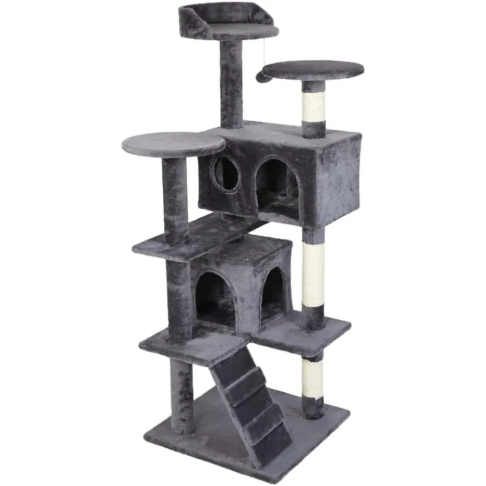 

Freedom Cat FrameEasy to Clean Climbing Five-Layer Velvet Scratching Post Jumping Platform Nest Climbing Climbers for In