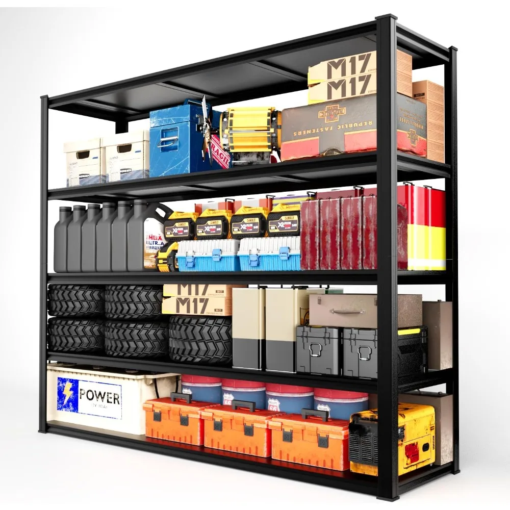 

Garage Shelving Heavy Duty - 59 * 20 * 79in(L*W*H) Extra Large Metal Shelving Units and Storage for 2000lbs, 5tier Adjustable Ba