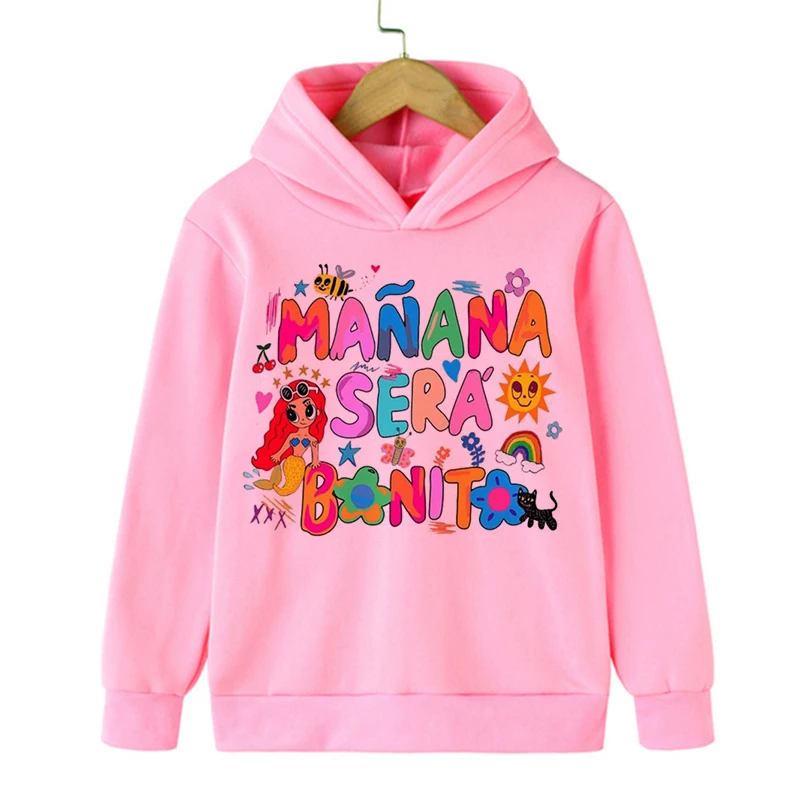 New Kid Hoodies Manana Sera Bonito Karol G Bichot Children Sweatshirts Kids Clothes Hoodie Boys Girls Baby Tops Sweatshirt