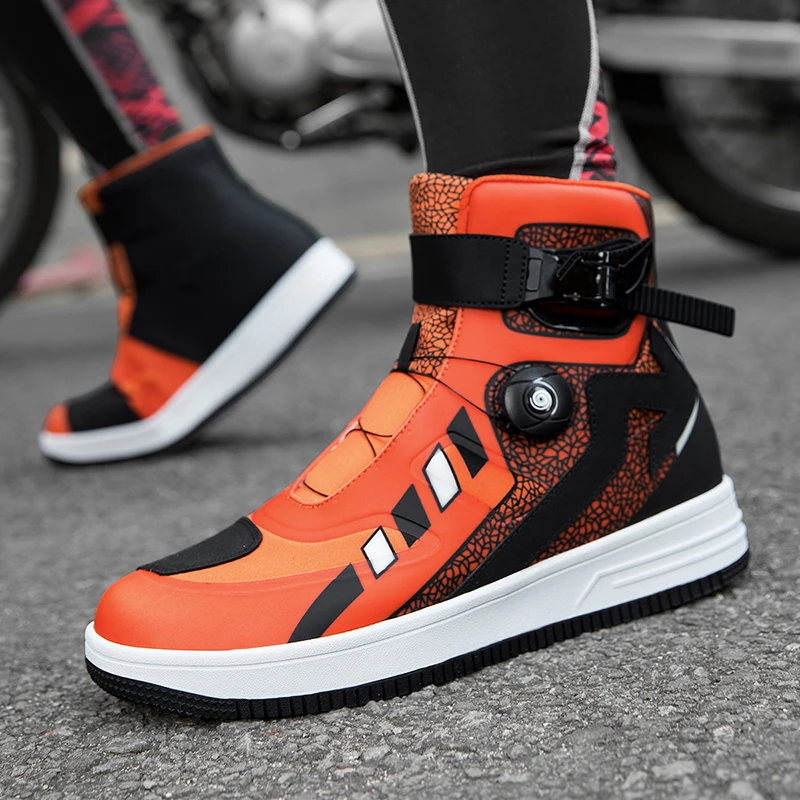 Motorcycle Boots Riding Shoes Men's Women's Riders' Waterproof Rally Racing Boots Motorcycle Travel Equipment Motorcycle Shoes