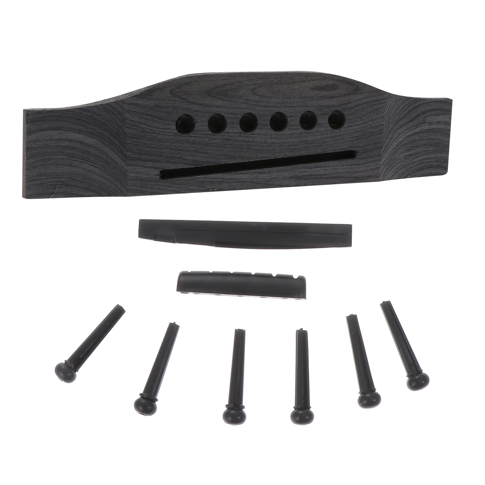 

1Set Guitar Bridge Saddle Nut Pin Kit Practical Durable Long Time Use Accessories Not Easy Deformed Replace Broken Part