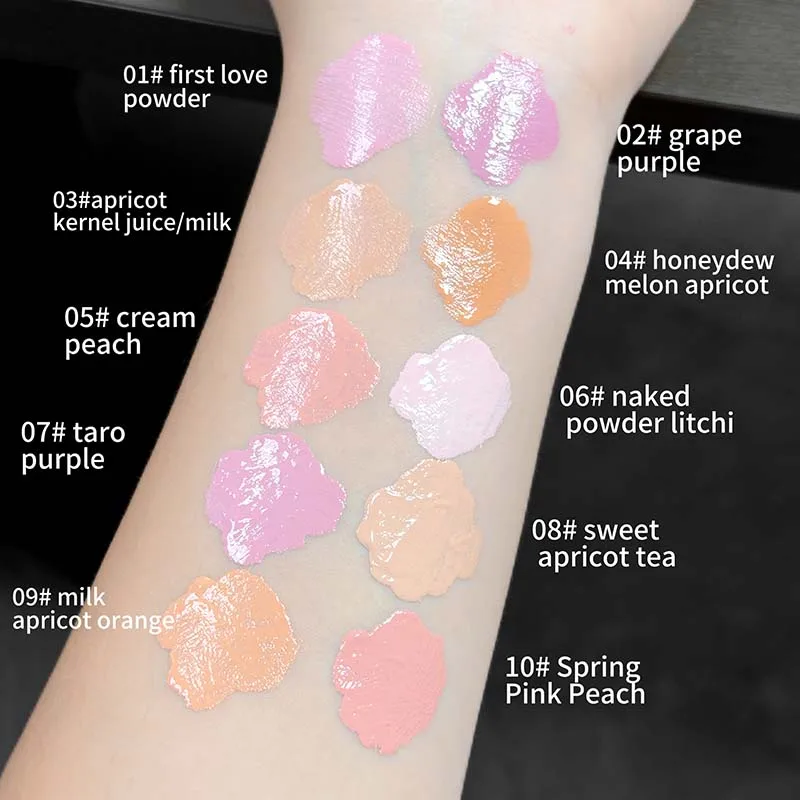 Cappvini Vitality Color Liquid Blush Hydraterende Waterige Zijdezachte Blush Rouge Verheldert het gezicht