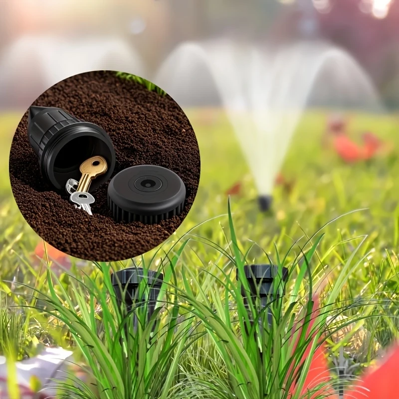 1pcs Garden Key Hider,Security Anti-Theft Key Storage-Waterproof Key Safe For Outdoor Garden,Courtyard,Lawns,Corrosion-Resistant