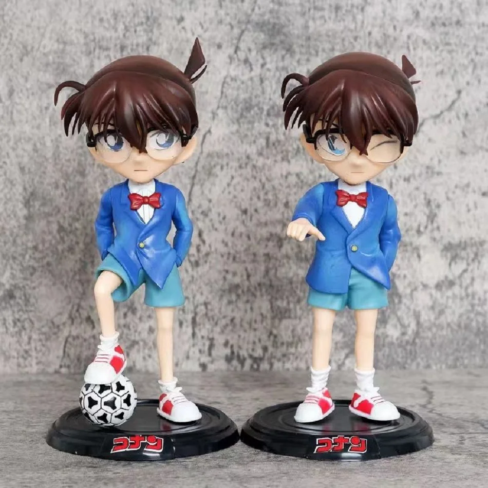 Figurka Anime Detektyw Conan 20 cm Conan Edogawa Kudou Shinichi Figurka Anime Gadżet PVC Model Zabawki dla Dzieci Lalki Prezenty