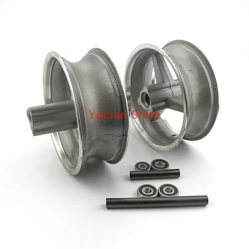 90/65-6.5 front Wheel hub 6.5 inch Aluminum rims fits 47cc 49cc Mini Dirt Bike e Scooter Mini Moto