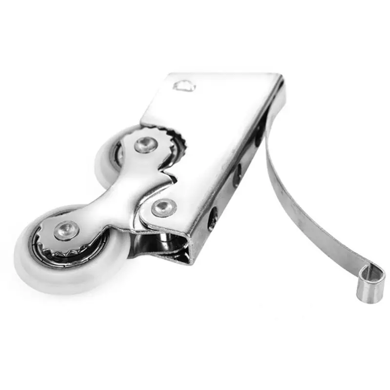1 Set Sliding Door Roller Double Wheel Wardrobe Door Pulley Silent Sliding Wheel Casement Pulley Cabinet Sliding Wheel Hardware
