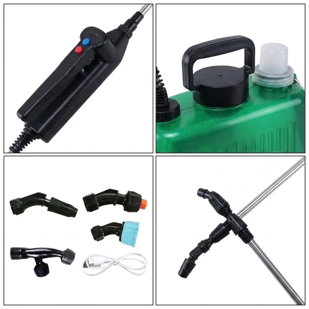 2 Gallon Electric Sprayer for Lawn and Garden Use Offering Controlled Output Through 3 Adjustable Pressure Modes