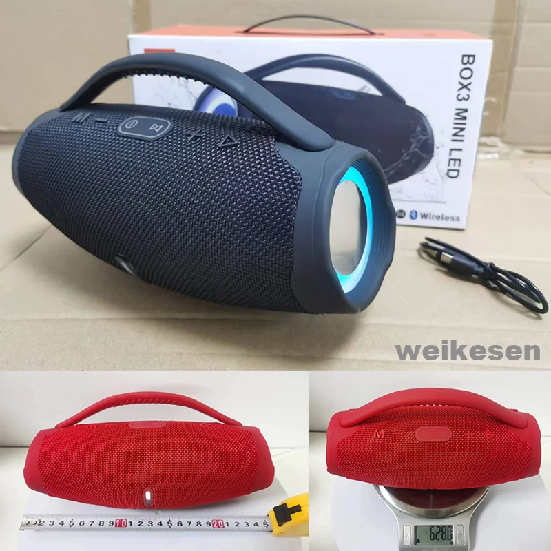 مكبرات صوت بلوتوث صغيرة عالية الجودة 10 وات للبيع بالجملة مضخم صوت محمول للألعاب مع ميكروفون لاسلكي وFM للحفلات Boombox3 #6