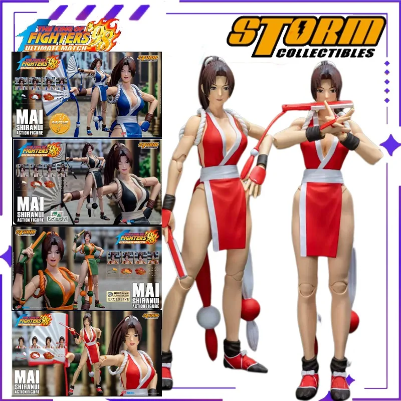 Nieuwe Storm Speelgoed Originele 1/12 King of Fighters 98 Onbekende Fire MAISHIRANUI SKKF07 Game Mobiele Pop Model Handgemaakte Speelgoed Giftcollect