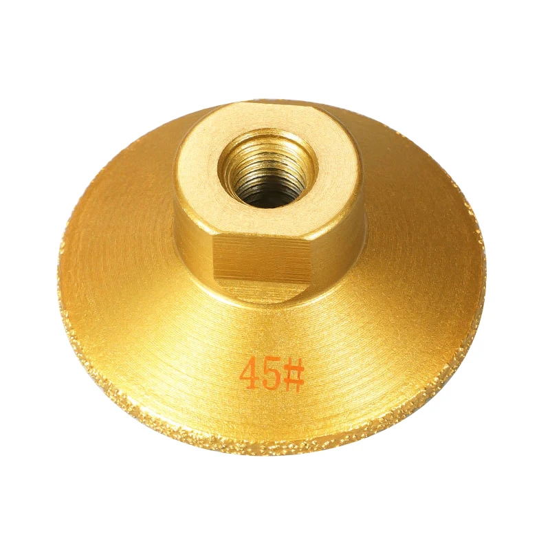 100 type angle grinder round diamond grinding head thickened by 50mm brazed electric drill diamond grinding head