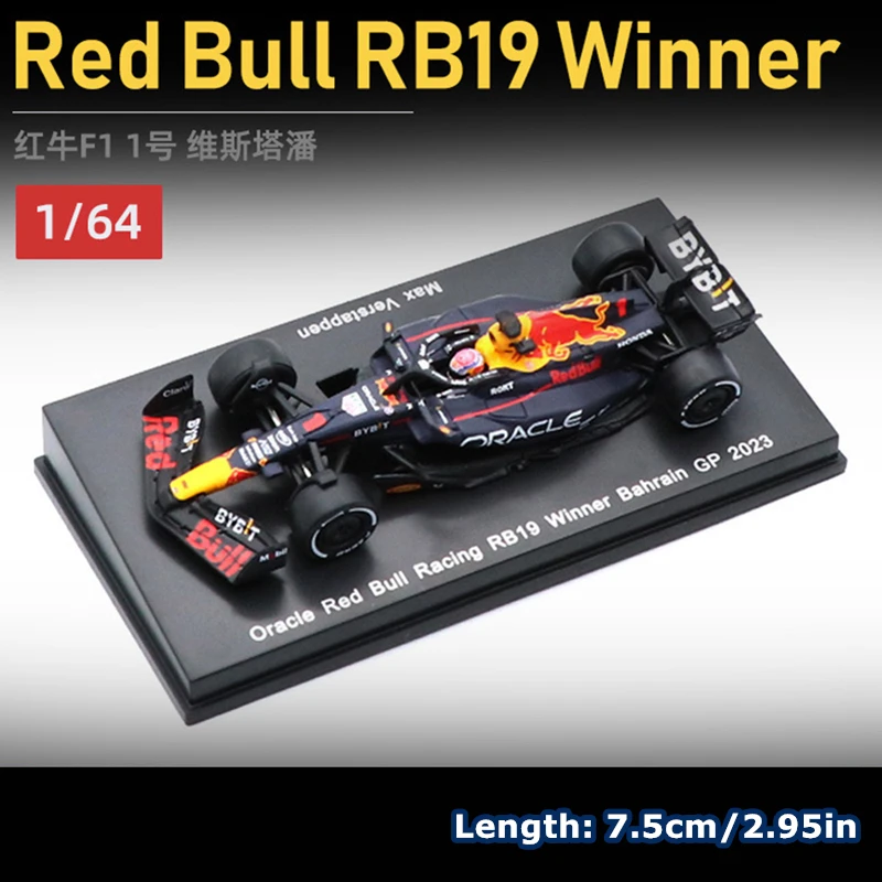 

Bburago 1:64 F1 Red Bull Racing RB19 Майами GP 2023 1 # Max Verstappen 11 # Sergio Перез литой автомобиль литой под давлением